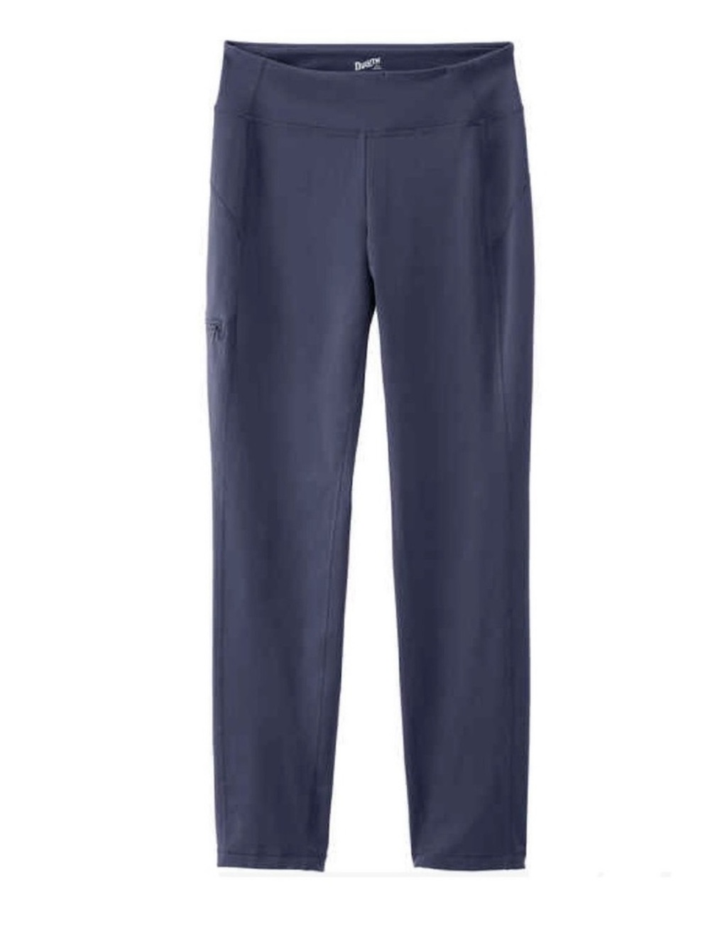 Duluth Trading High Rise NoGA Classic Slim Leg Pants Navy size Large